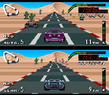 Top Gear (Europe) screen shot game playing